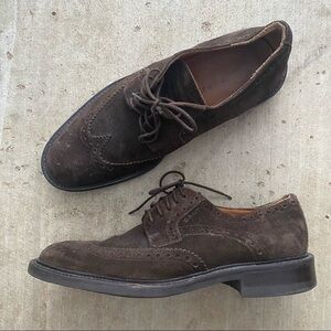 Gant | Chocolate Brown Suede Brogue Wingtip Shoes 8 UK / 42 EU